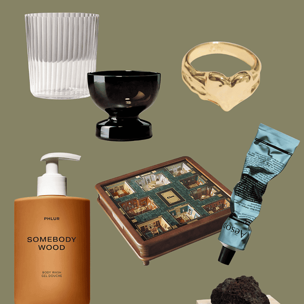 collage of items included in the post